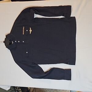 AVIAZIONE NAVALE Long Sleeve Pullover sz M Navy Pre-owned